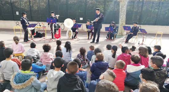 Musique de la Garde Municipale de Nice pour les classes d'élémentaires
